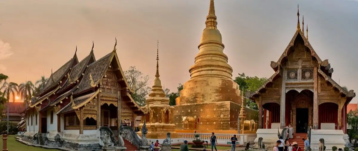 Historic temple complex in Chiang Mai Old City