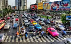 bangkok traffic street
